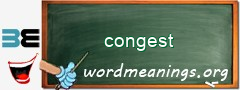 WordMeaning blackboard for congest